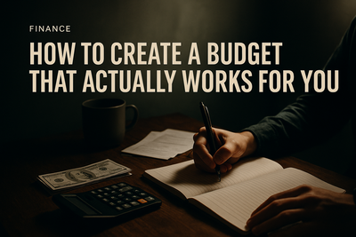 How to Create a Budget That Actually Works for You
