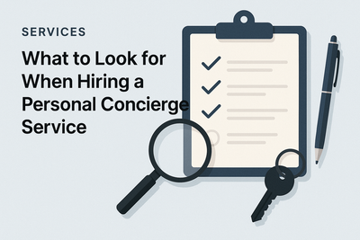What to Look for When Hiring a Personal Concierge Service