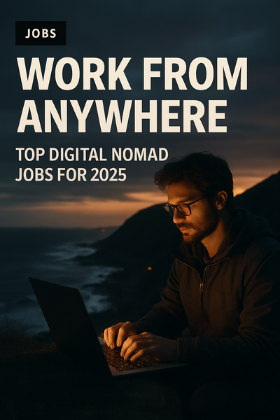 Work from Anywhere: Top Digital Nomad Jobs for 2025