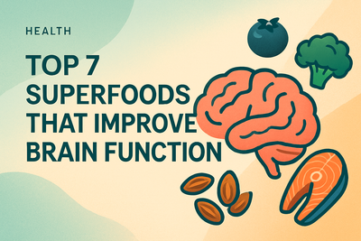 Top 7 Superfoods That Improve Brain Function