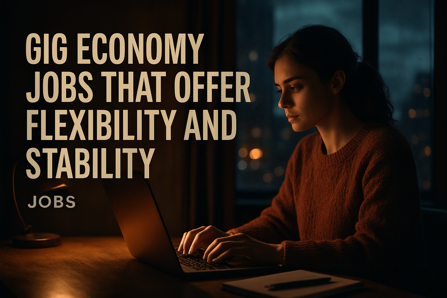 Gig Economy Jobs That Offer Flexibility and Stability