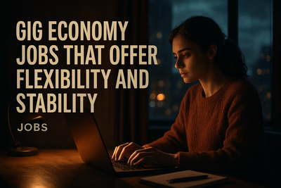 Gig Economy Jobs That Offer Flexibility and Stability