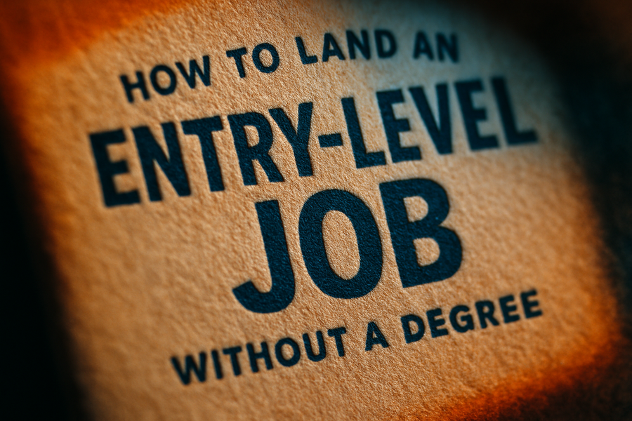 How to Land an Entry-Level Job Without a Degree