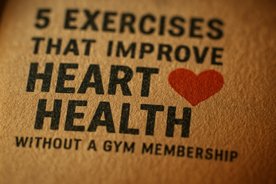5 Exercises That Improve Heart Health Without a Gym Membership